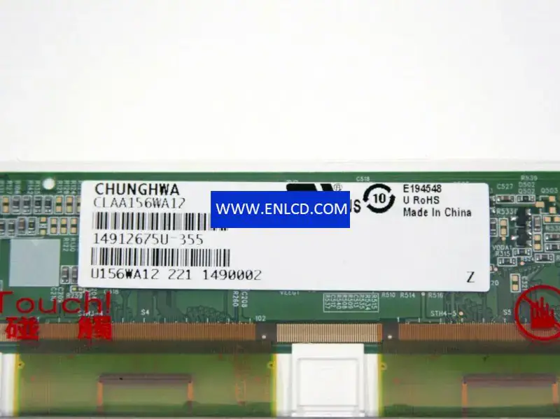 Remplacement du panneau LCD CLAA156WA12 CPT pour ordinateur portable