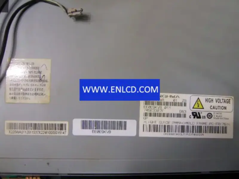 Remplacement du panneau LCD CLAA220WA01 CPT pour moniteur de bureau