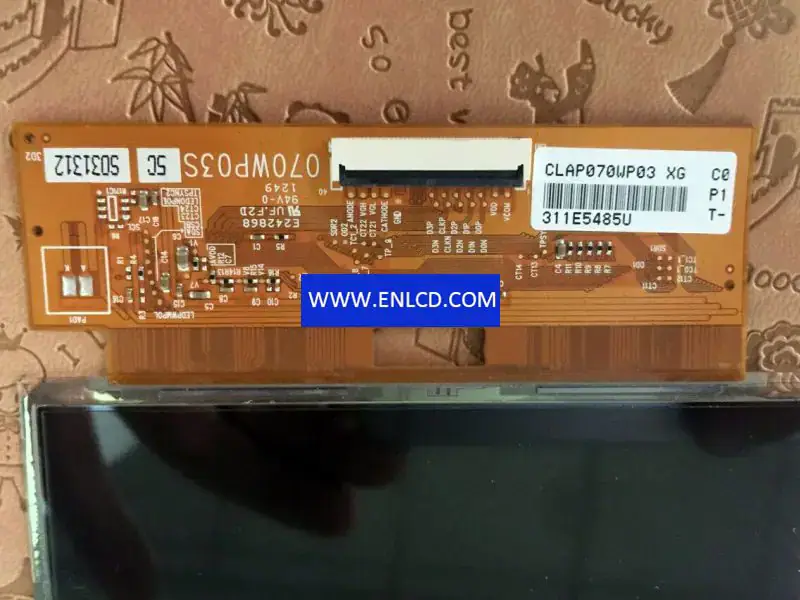 CLAP070WP03XG CPT パッドおよびタブレット用 LCD パネル交換品