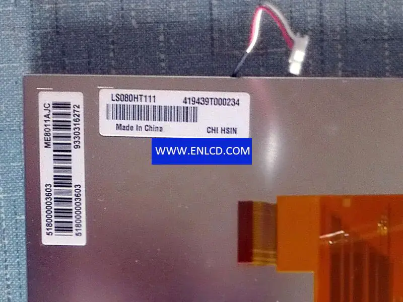 LS080HT111 Wymiana panelu LCD Innolux