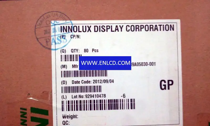 EE050NA-04A Innolux LCD-Panel-Ersatz für Video-Türsprechanlage