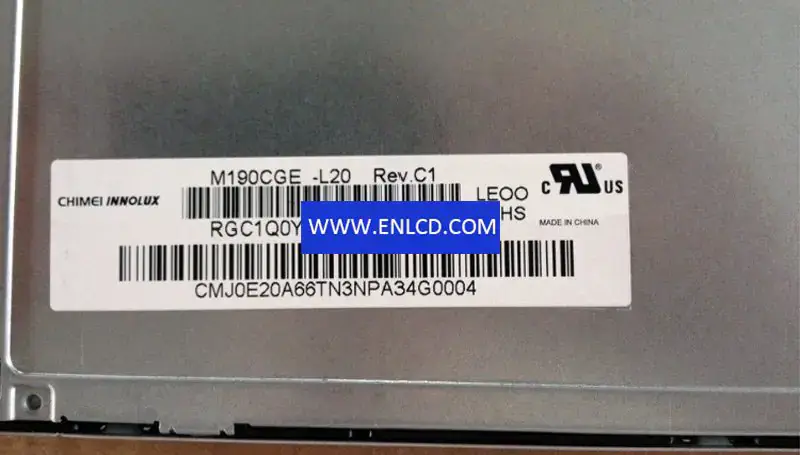 Remplacement du panneau LCD M190CGE-L20 Innolux
