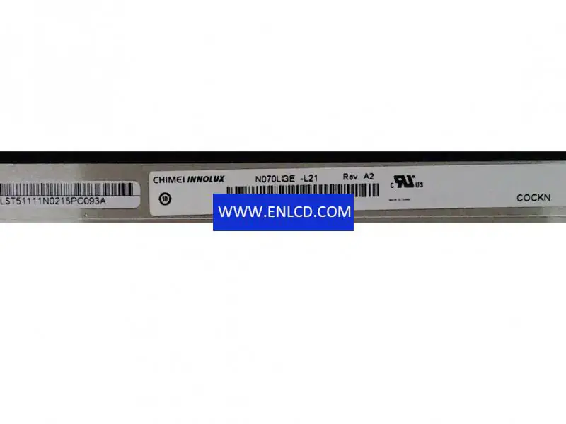 Remplacement du panneau LCD Innolux N070LGE-L21