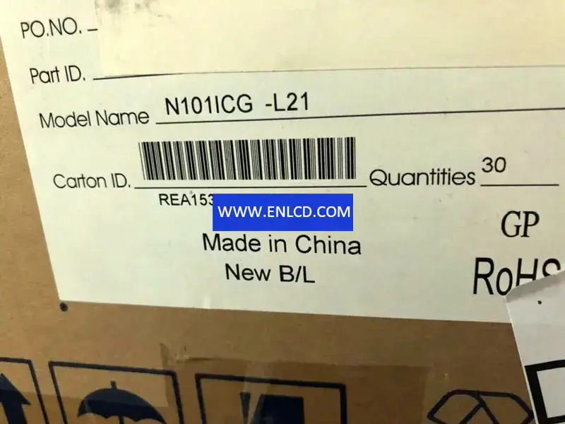 Innolux N101ICG-L21 Rev.B1 LCD panel