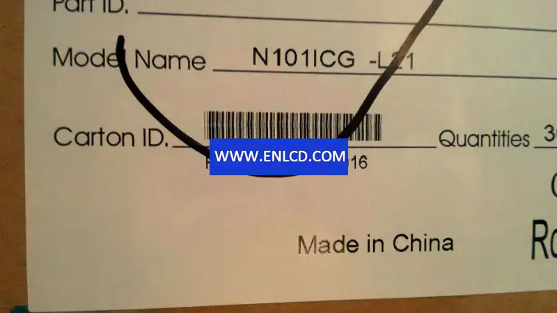 Innolux N101ICG-L21 Rev.C2 LCD panel