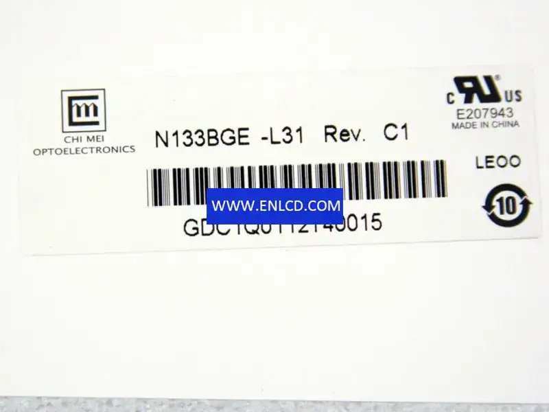Remplacement du panneau LCD Innolux N133BGE-L31 pour ordinateur portable