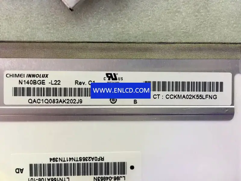 Remplacement du panneau LCD Innolux N140BGE-L22 pour ordinateur portable