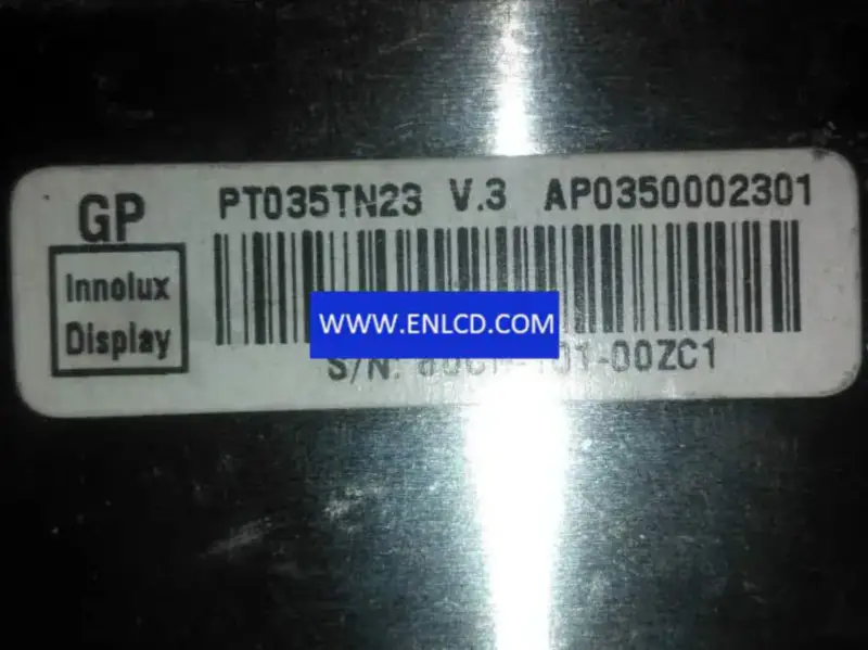 Remplacement du panneau LCD Innolux PT035TN23 V.3