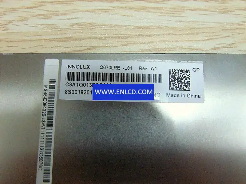 Q070LRE-L81 Innolux LCD panel replacement