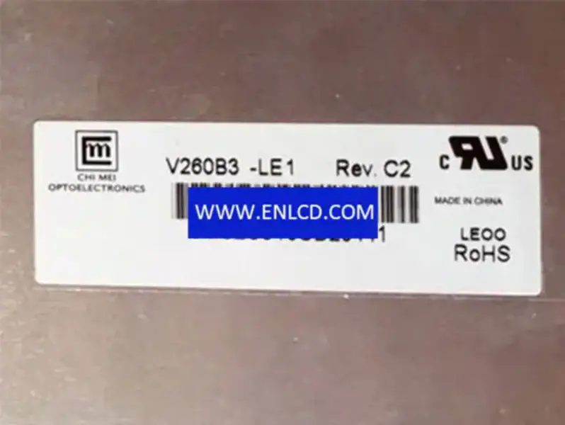 Remplacement du panneau LCD Innolux V260B3-LE1 pour écran tactile