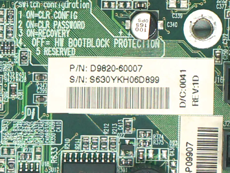 Carte mère HP D9820-60007 pour Vectra VL400