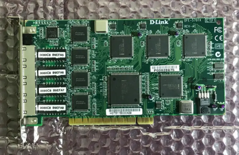 D-LINK DFE-570TX REV-A1 4-Port PCI Network Adapter