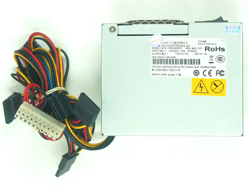 PSU For Hanker Dahua DVR NVR 20Pin SATA*8 220W Power Supply DPS-220TB F DPS-220TB A DPS-2220TB B DPS-220TB C