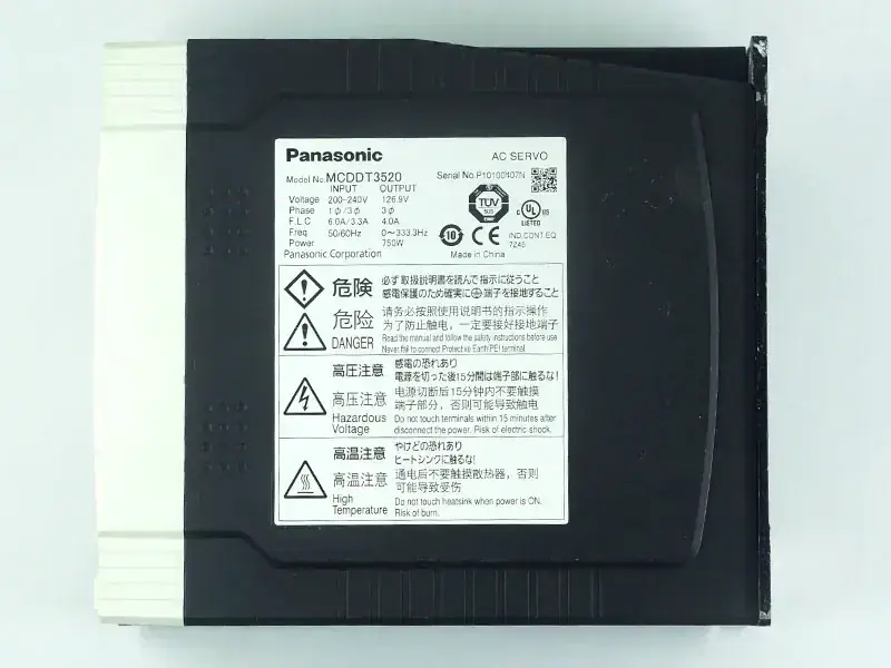 Panasonic MCDDT3520052 Servo Driver
