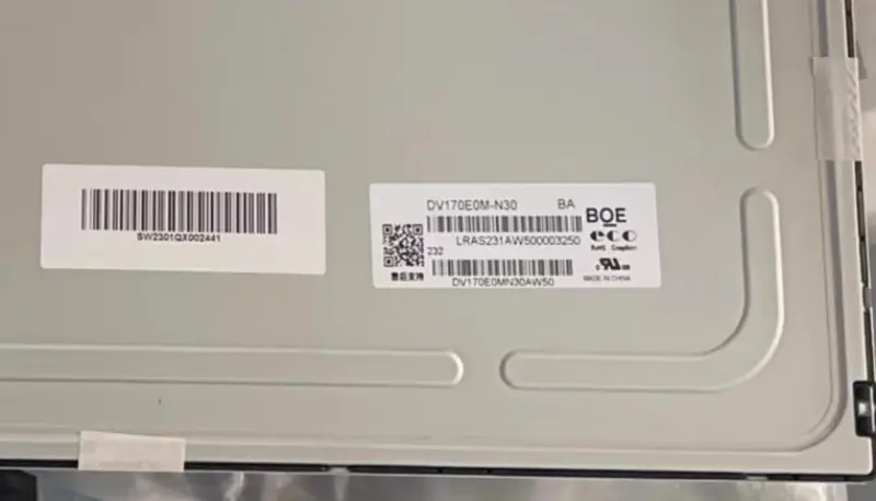 DV170E0M-N30 BOE Remplacement de l'écran LCD