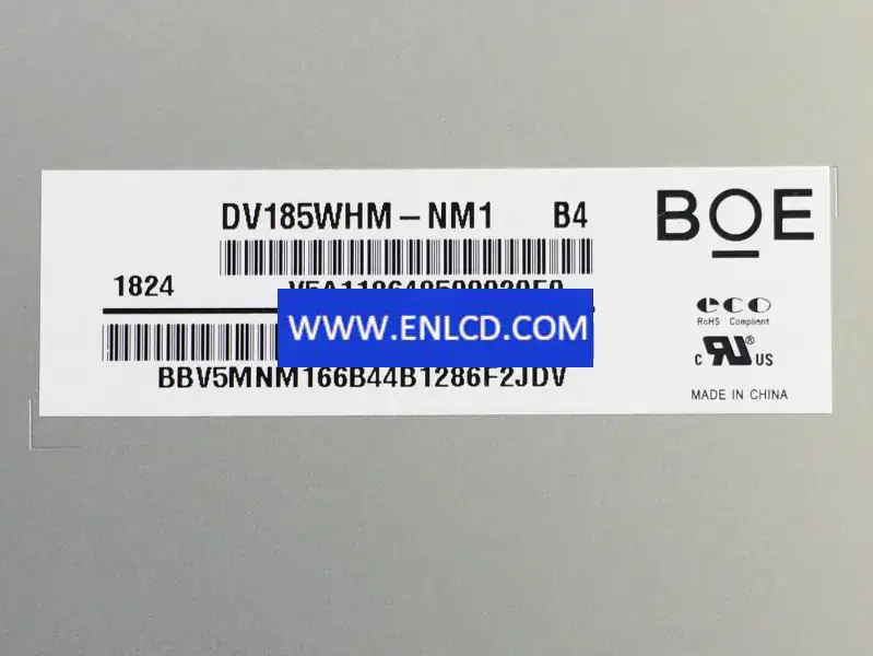 Endüstriyel Uygulama için DV185WHM-NM1 BOE LCD panel değişimi