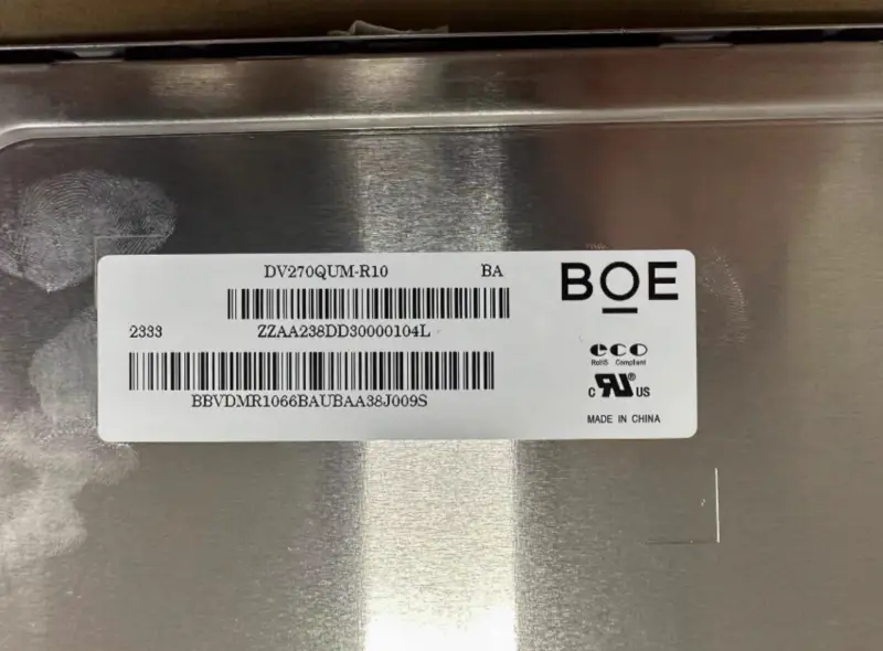 BOE DV270QUM-R10 LCD Panel Replacement