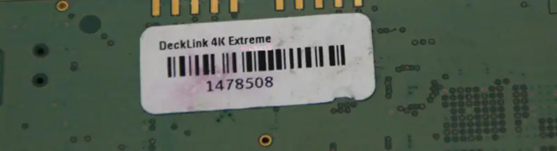 Carte de capture Blackmagic Design DeckLink 4K Extreme