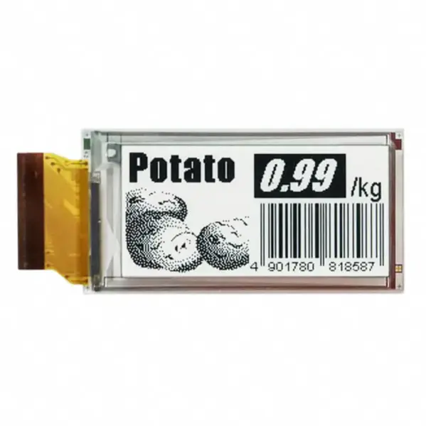Remplacement du panneau LCD PDI EG020BS011 pour étiquette de prix électronique