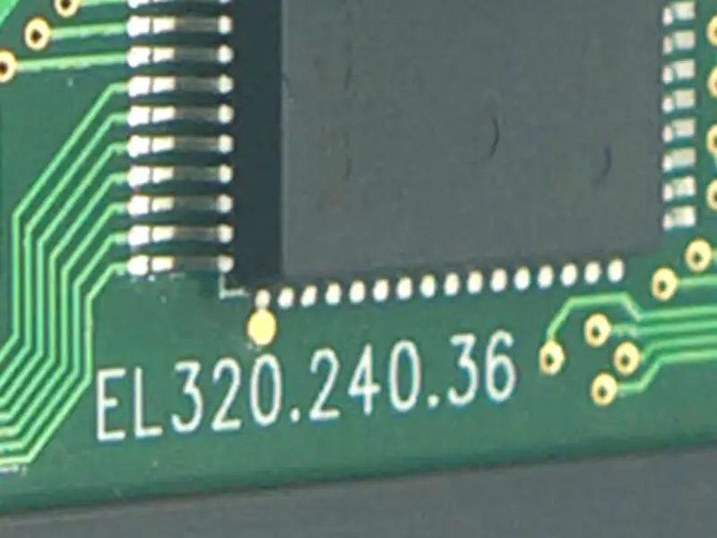 EL320.240.36 Lumineq LCD panel değişimi
