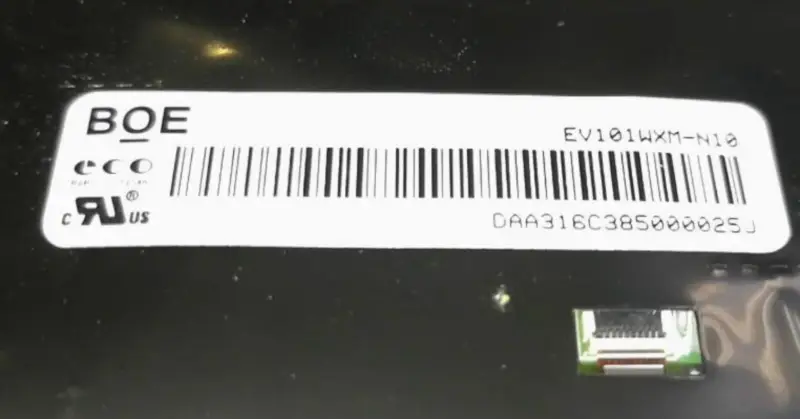 EV101WXM-N10 BOE LCD panel replacement