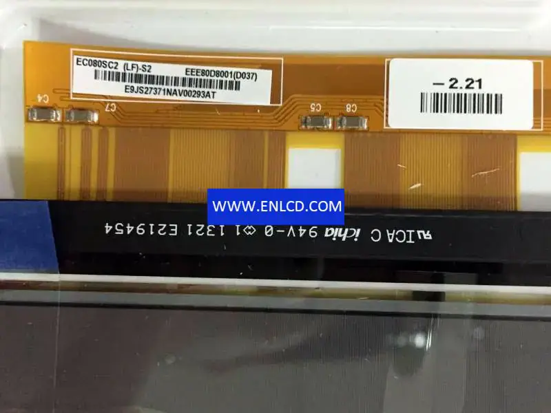 Remplacement du panneau LCD EC080SC2 E Ink