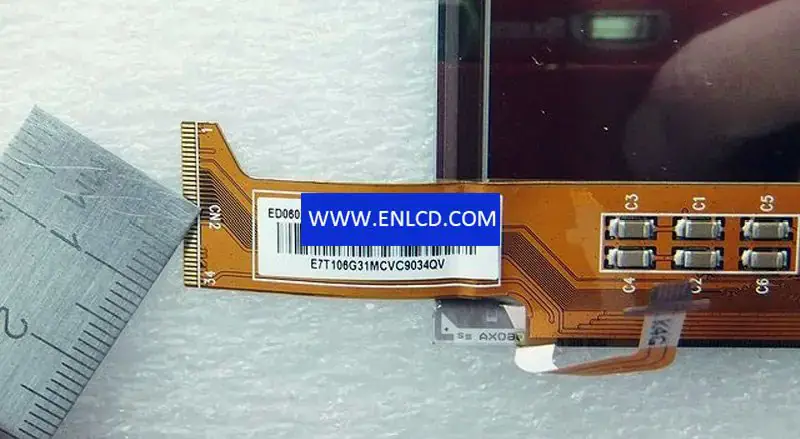 ED060XG1 E-Kitap Okuyucu için E Mürekkep LCD panel değiştirme