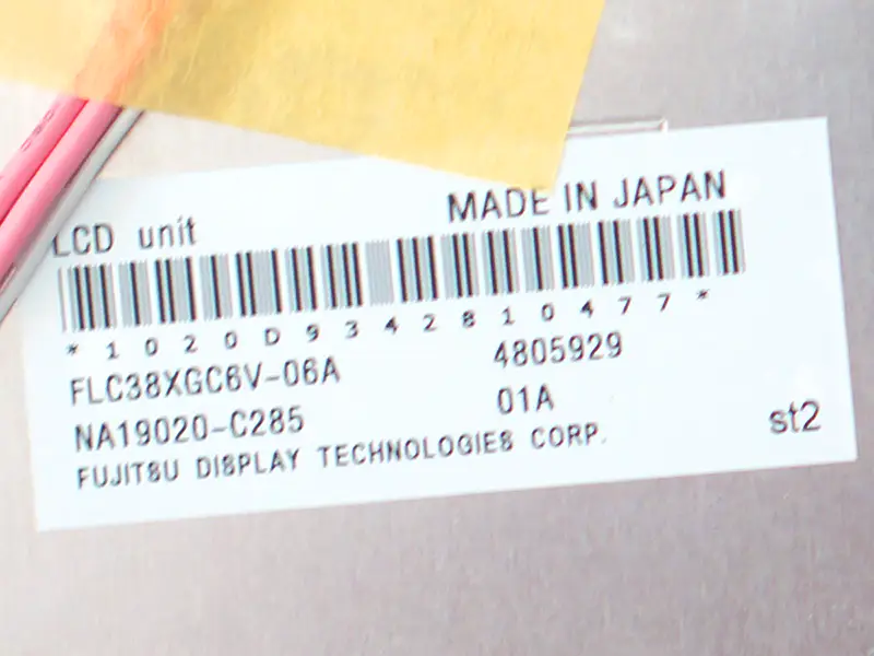 Remplacement du panneau LCD Fujitsu FLC38XGC6V-06A