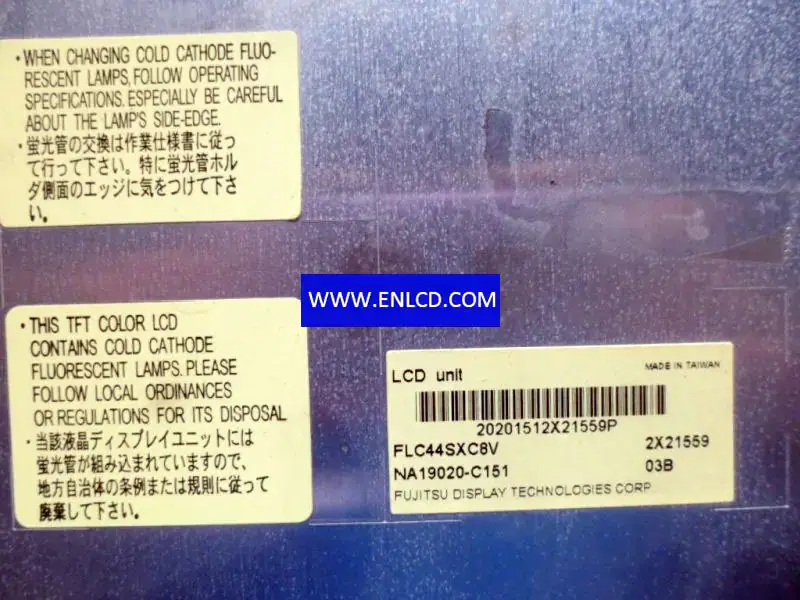 FLC44SXC8V Fujitsu LCD panel değişimi