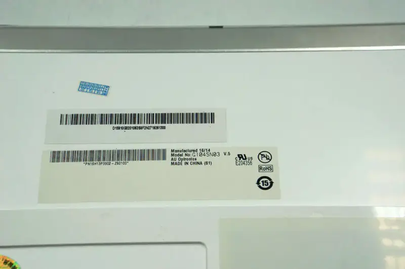 Remplacement du panneau LCD G104SN03 V5 AUO pour applications industrielles