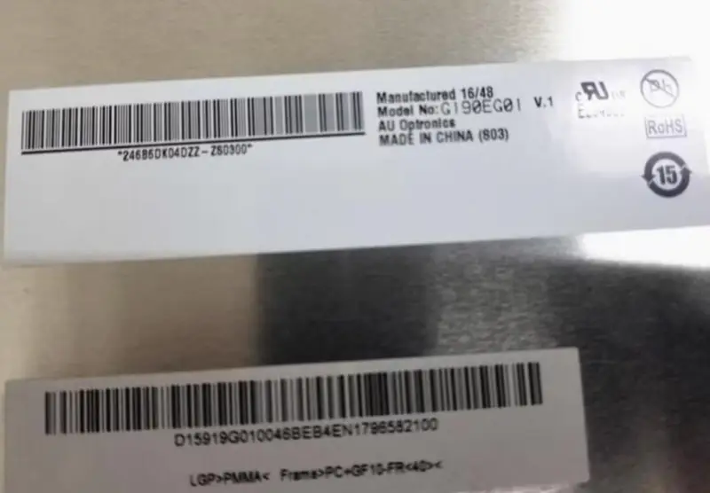 G190EG01 V1 AUO LCD panel değişimi