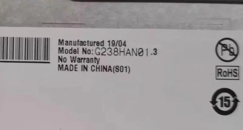 G238HAN01.3 Remplacement de l'écran LCD AUO