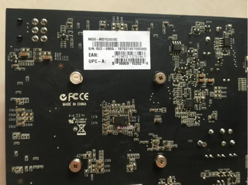 MSI NVIDIA GeForce GTX 650 1GB (N650-MD1GD5/OC) Graphics Card