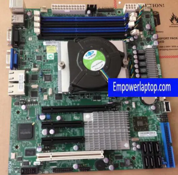 Carte mère SuperMicro H8SCM SR5650 DDR3 C32 supportant 4/6/8 core avec ventilateur cpu