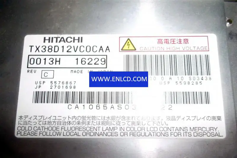 HITACHI TX38D12VC0CAA LCD