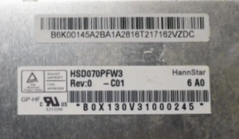 HannStar HSD070PFW3-C01 LCD