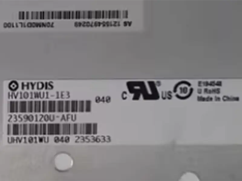 HYDIS HV101WU1-1E3 LCD panel