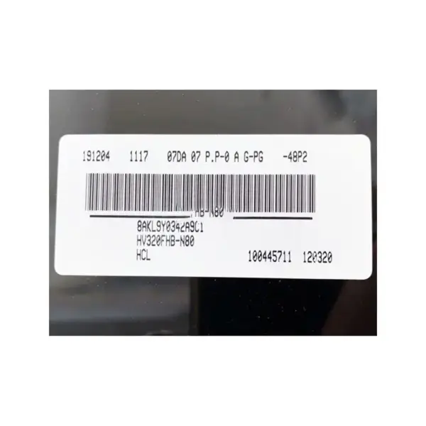 Remplacement du panneau LCD HV320FHB-N80 BOE