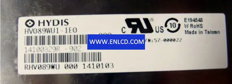 Remplacement du panneau LCD HV089WU1-1E0 HYDIS