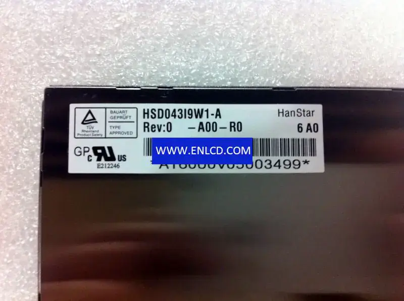 HSD043I9W1-A00-R00 HannStar LCD パネルの交換