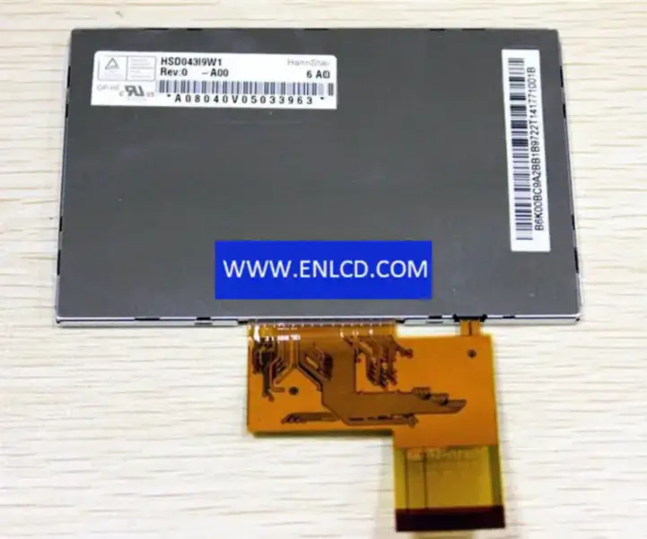 Remplacement du panneau LCD HannStar HSD043I9W1-A00