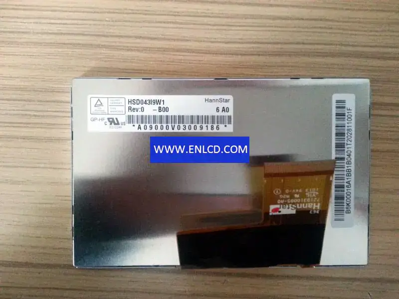 HSD043I9W1-B00 HannStar LCD panel replacement