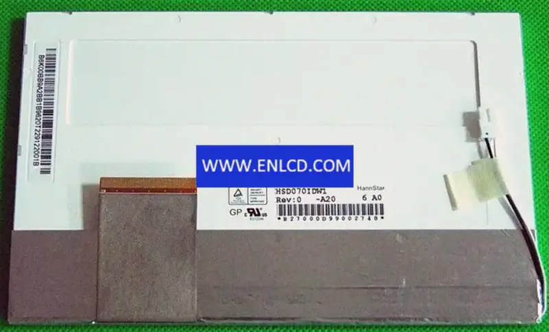 HSD070IDW1-A20 HannStar LCD panel replacement