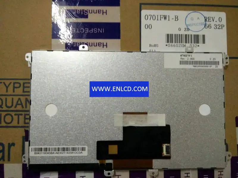 HSD070IFW1-B00 HannStar LCD panel replacement for Automotive Display
