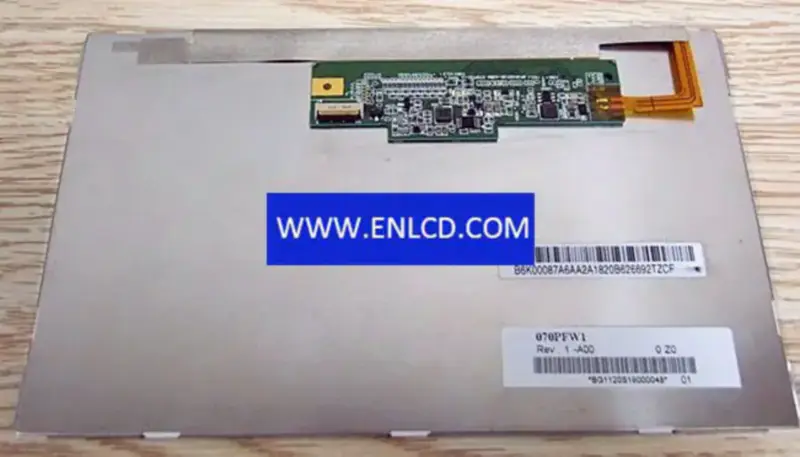 HSD070PFW1-A00 HannStar LCD panel replacement