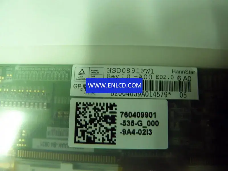 Remplacement du panneau LCD HannStar HSD089IFW1-A00