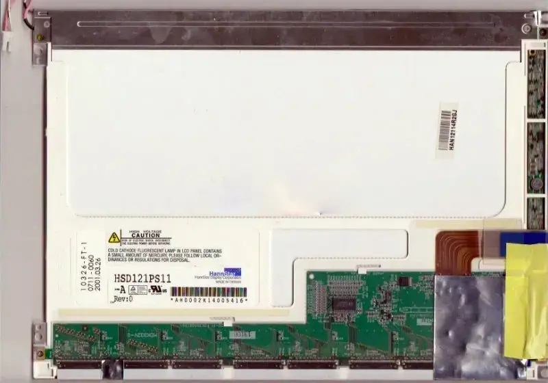 Dizüstü Bilgisayar için HSD121PS11-A HannStar LCD panel değiştirme