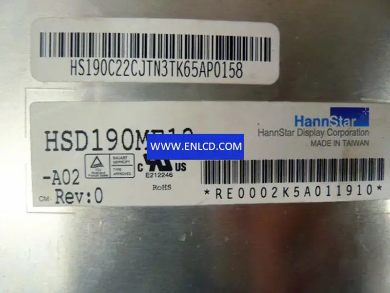 HannStar HSD190ME12-A02 LCD