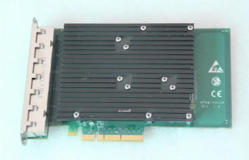 LEBEL TRACKING KAPTON attaché I350-T6 82580 6 PCIe Ethernet Adapter carte mère industrielle