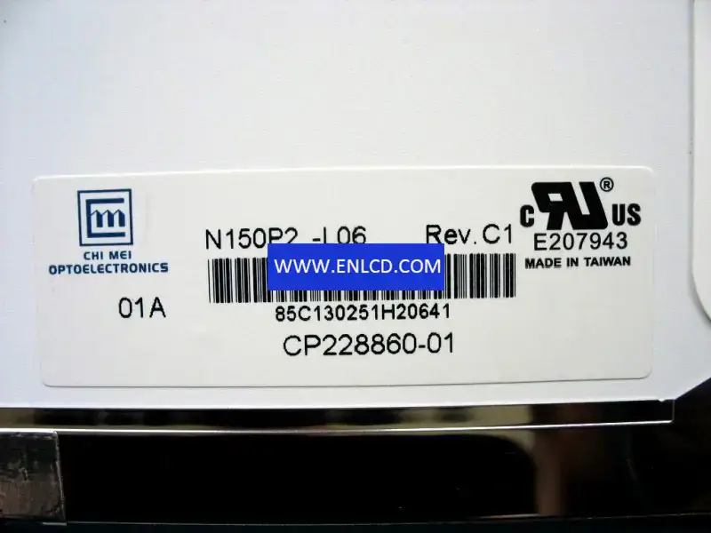 Remplacement du panneau LCD N150P2-L06 IDTech pour écran tactile